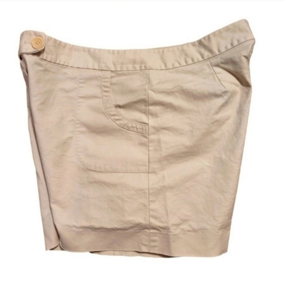 Ann Taylor Utility Khaki Shorts Sz 8 - Picture 3 of 6